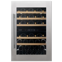 Винный шкаф Dunavox DVS-44.120DSS двухзонный в колонну