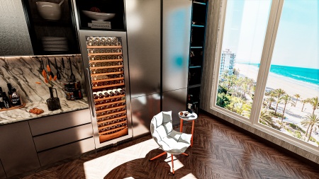 Винный шкаф Meyvel MV163PRO-KST2 компрессорный двухзонный