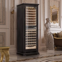 Винный шкаф в деревянном корпусе Meyvel MV163PRO-KBT2 цвет тёмный шоколад