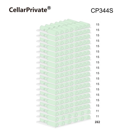 Винный шкаф Cellar Private CP344S компрессорный отдельностоящий