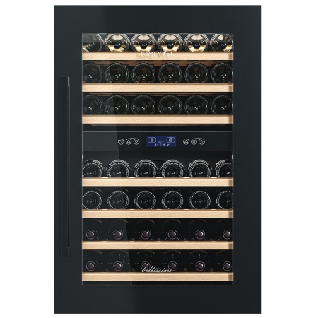 Винный шкаф Meyvel MV42-KBB2 двухзонный встраиваемый в колонну