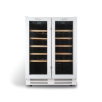 Винный шкаф Cellar Private CP042-2TW двухзонный под столешницу в белом корпусе