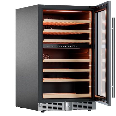Винный шкаф Meyvel MV77PRO-KST2 компрессорный двухзонный