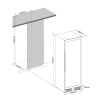 Винный шкаф Cellar Private CP165-1TBH чёрный со скрытой ручкой