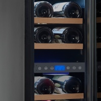 Винный шкаф Cellar Private CP017-2T двухзонный компрессорный под столешницу