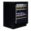 Винный шкаф  Dunavox DAUF-39.121DB двухзонный под столешницу