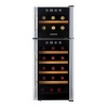 Винный шкаф Cavanova CV021-2TNS двухзонный термоэлектрический