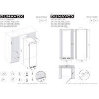 Винный шкаф Dunavox DX-143.468B