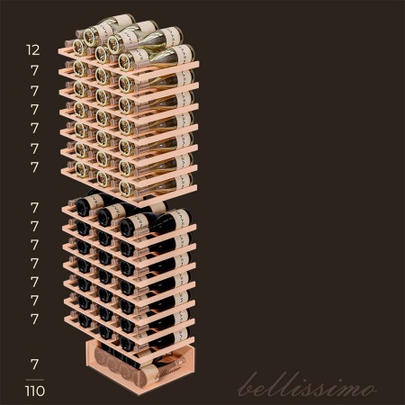 Винный шкаф Meyvel MV106-KBT2 компрессорный двухзонный