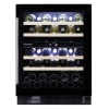 Винный шкаф  Dunavox DAUF-39.121DB двухзонный под столешницу