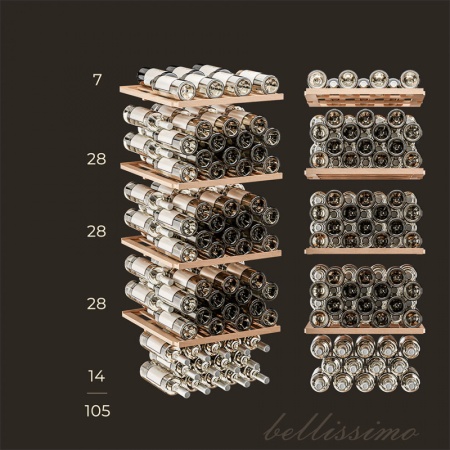 Винный шкаф Meyvel MV105-KBF1 компрессорный отдельностоящий