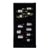 Винный шкаф Dunavox DX-58.258DB компрессорный двухзонный