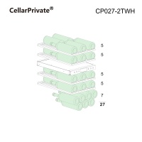 Винный шкаф CellarPrivate CP027-2TWH