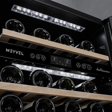 Винный шкаф Meyvel MV46-KBT2 двухзонный под столешницу