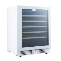 Винный шкаф Cellar Private CP051-1TWH белый со скрытой ручкой под столешницу