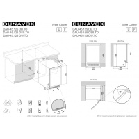 Винный шкаф Dunavox DAU-45.125DW.TO