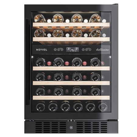Винный шкаф Meyvel MV46-KBT2 двухзонный под столешницу