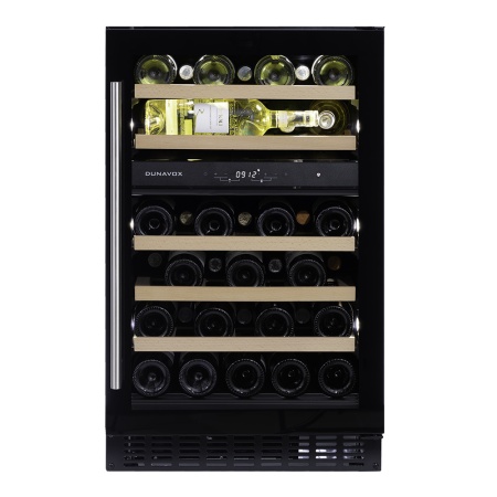 Винный шкаф Dunavox DAUF-38.100DB двухзонный под столешницу