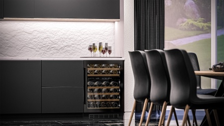 Винный шкаф Meyvel  MV46PRO-KBT2 двухзонный под столешницу