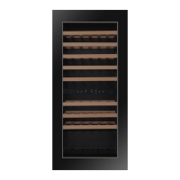 Двухзонный винный шкаф MC Wine W60B встраиваемый в колонну