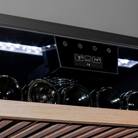 Винный шкаф Meyvel MV22-KSB1 встраиваемый в колонну